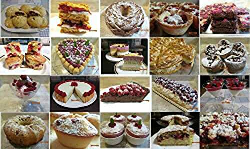 Desserts aux framboises - plus de 40 recettes