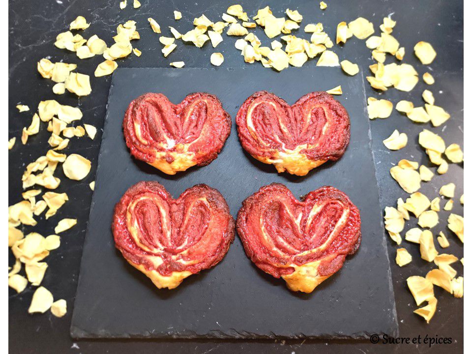 Coeurs feuilletés pour la Saint Valentin - Recette en vidéo