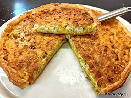 Quiche poireaux mimolette - Recette en vidéo