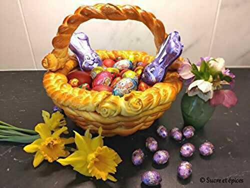 Panier de Pâques en pâte à pain - Recette en vidéo