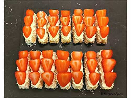 Fingers faciles sans cuisson fraises chantilly - Recette en vidéo
