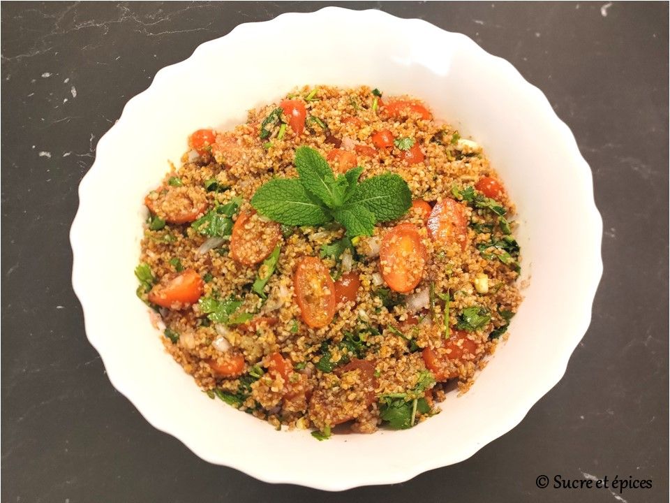 Taboulé libanais - Recette en vidéo
