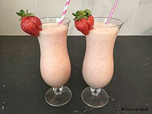 Milkshake aux fraises - Recette en vidéo
