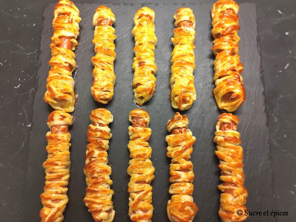 Saucisses déguisées en momies - Recette en vidéo