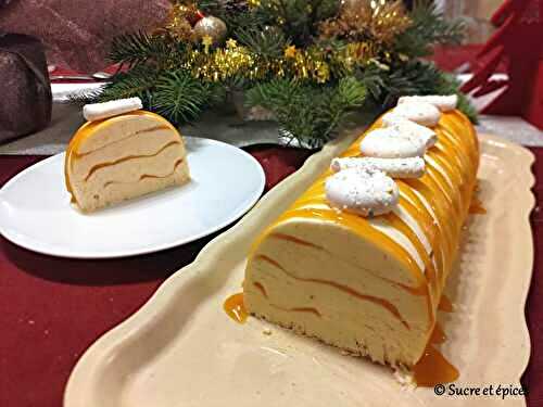 Bûche glacée Semifreddo vanille passion - Recette en vidéo