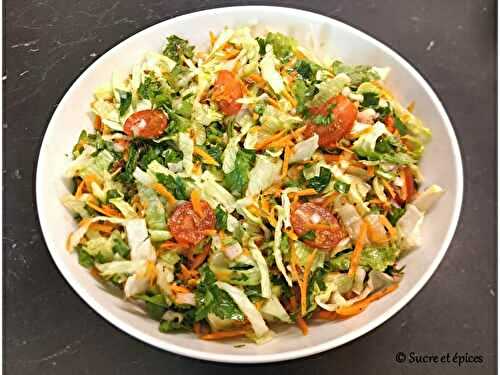 Salade légère de légumes - Recette en vidéo