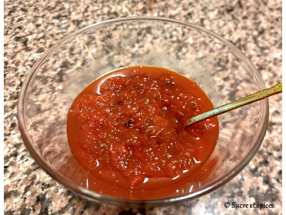 Sauce picante de poivrons et piments - Adjica