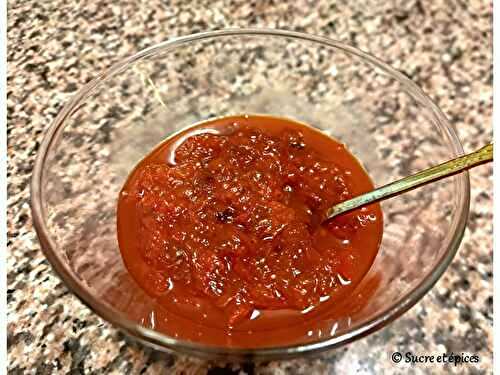 Sauce picante de poivrons et piments - Adjica