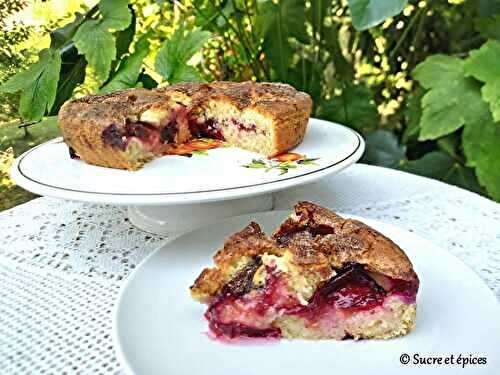 Gâteau aux prunes et à la cannelle