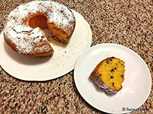 Gâteau au potiron et aux pépites de chocolat
