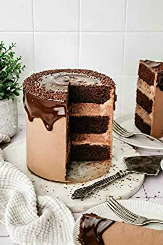 Layer cake au chocolat