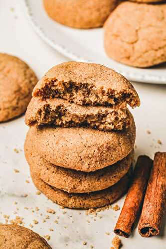 Snickerdoodle cookies sablés à la cannelle