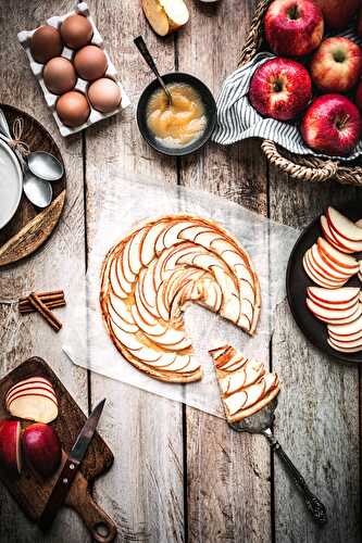 Tarte feuilletée aux pommes