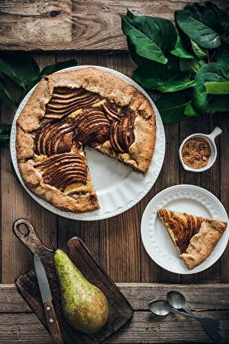 Tarte aux poires aux amandes