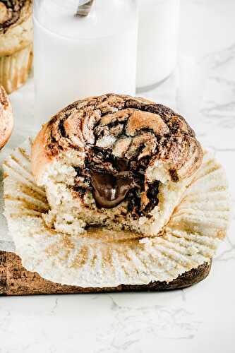 Muffins cœur de Nutella