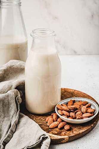 Lait d'amandes maison