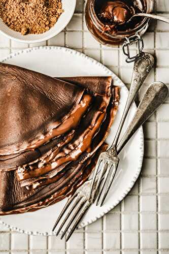 Crêpes au chocolat