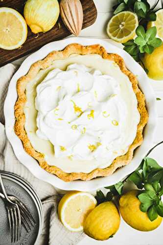Lemon pie à la crème 