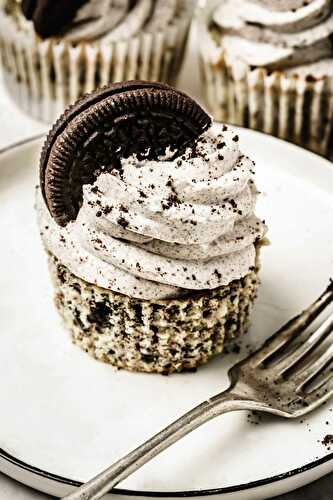 Mini cheesecakes Oreo