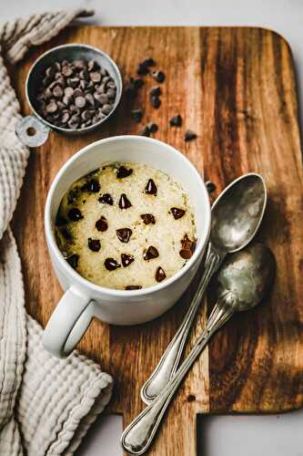 Mug cake cookie