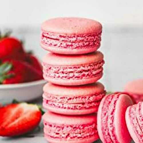 Macarons Fraise