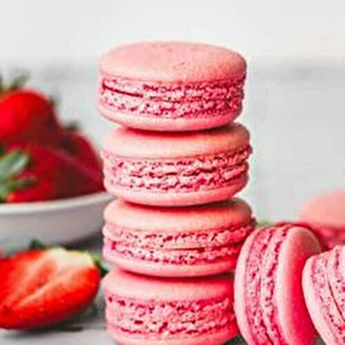 Macarons fraise