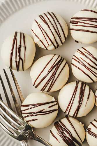 Truffes chocolat blanc