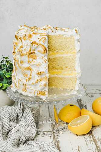 Gâteau citron meringué