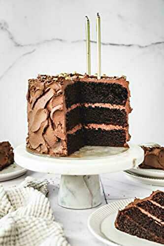 Gâteau d'Anniversaire au Chocolat