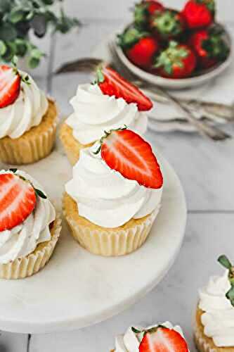 Cupcakes aux fraises