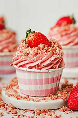 Cupcakes Crunch Fraise