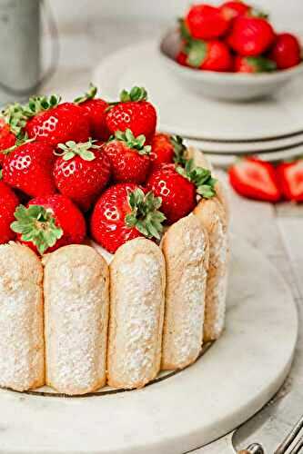 Charlotte aux Fraises Mascarpone