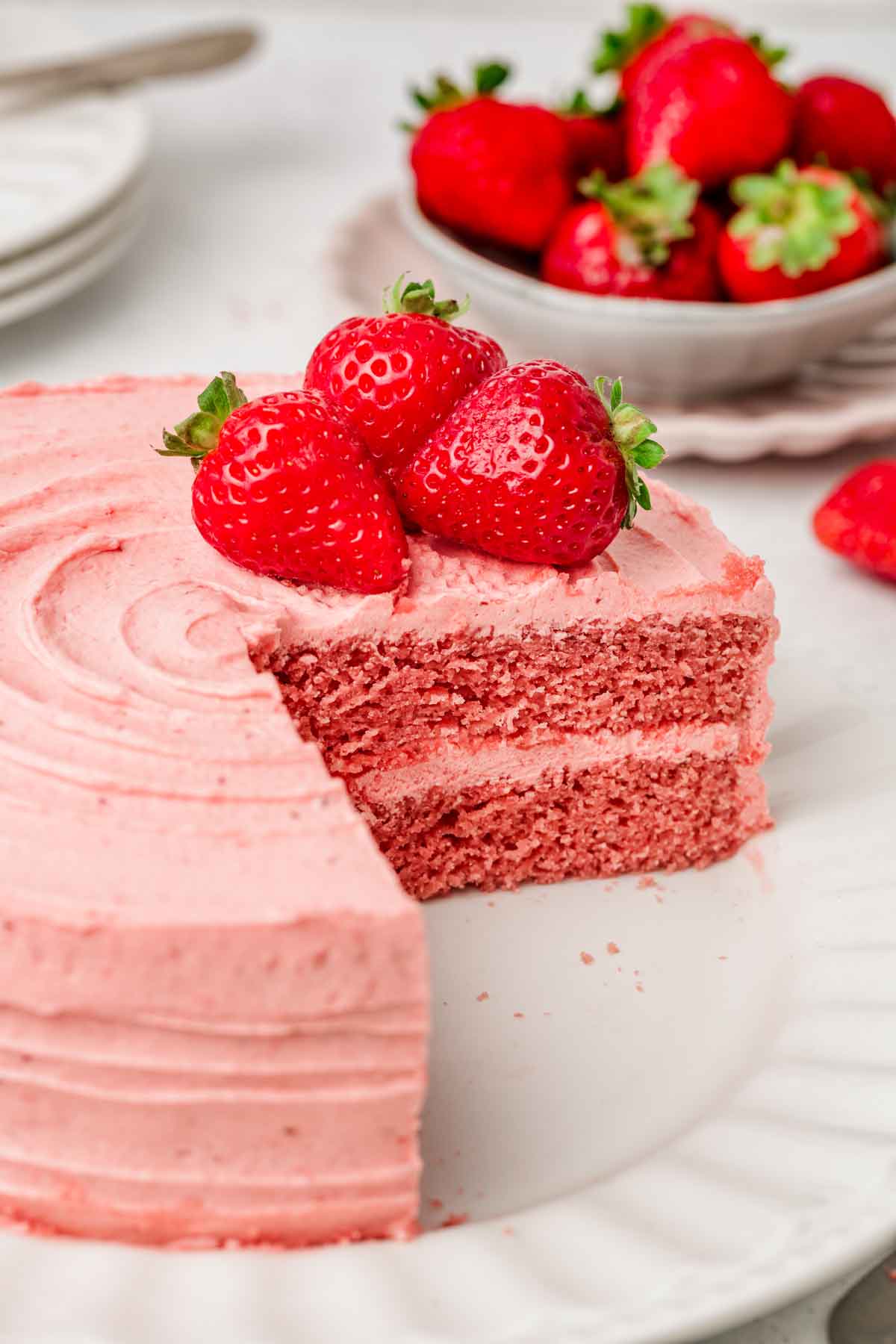 Gâteau aux fraises