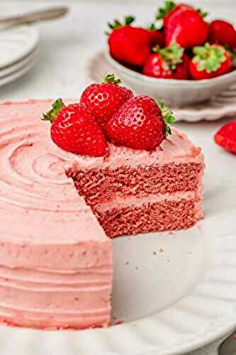 Gâteau aux fraises