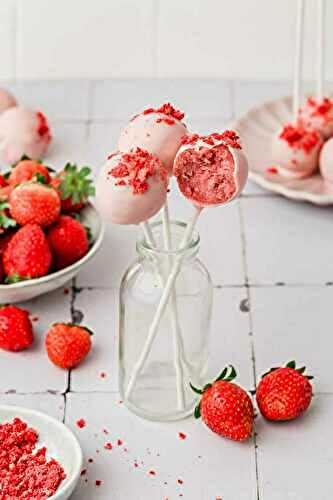 Cake Pops aux Fraises