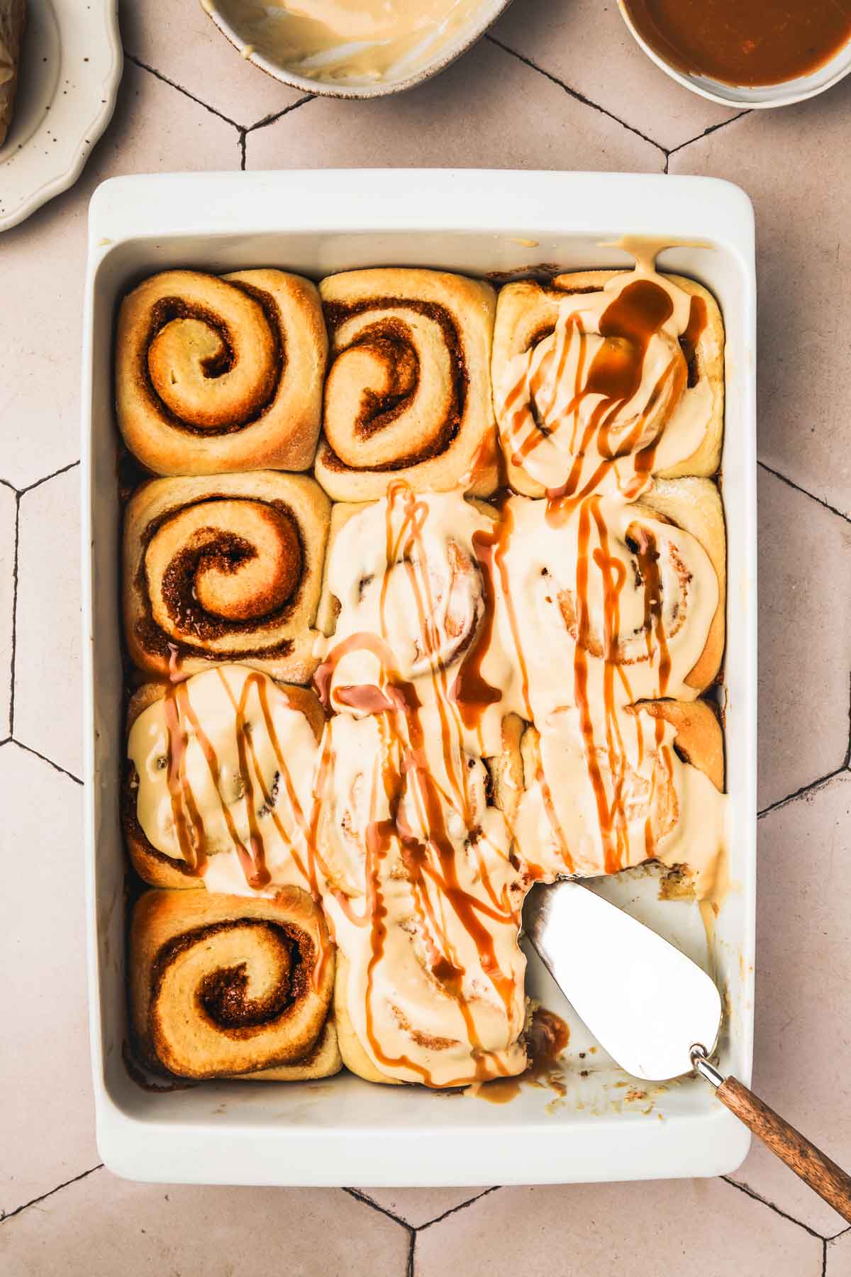 Cinnamon Rolls au Caramel