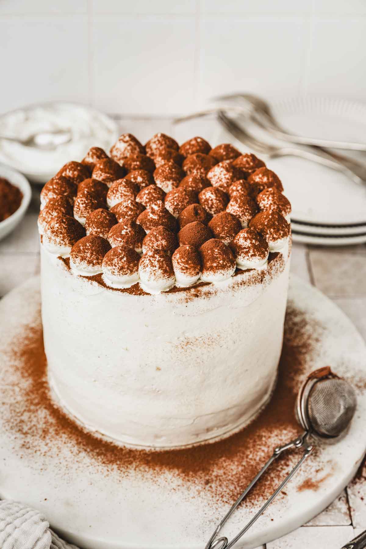 Tiramisu Layer Cake