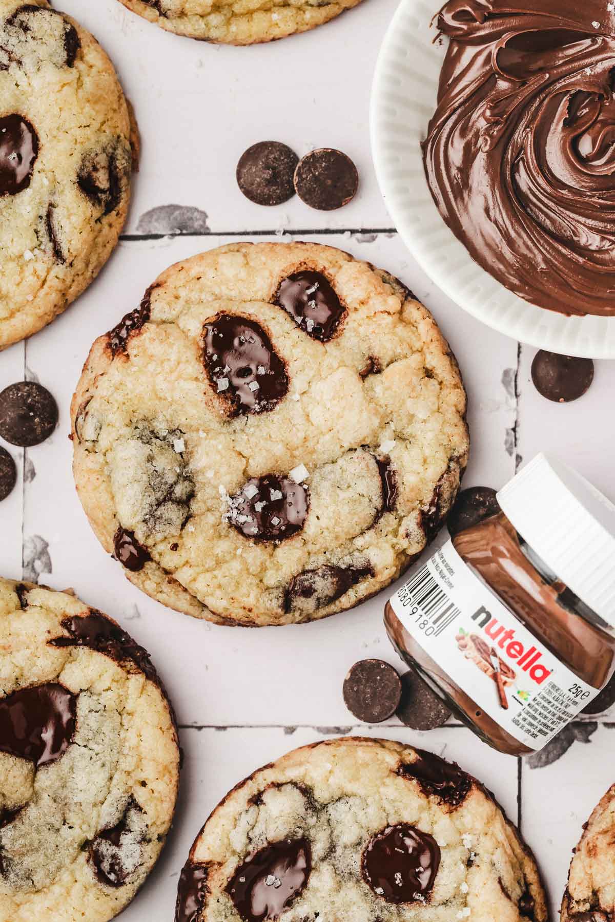 Cookies Nutella aux pépites de chocolat