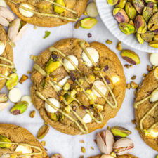 Cookies pistache chocolat blanc
