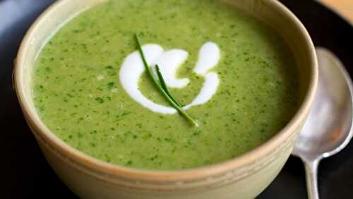 Soupe de courgettes et pommes