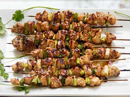 Yakitori (brochettes de poulet)