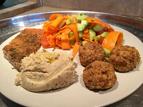 Boulettes de lentilles corail, riz, quinoa et soja