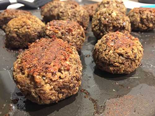 Boulettes végétales aux lentilles et Potiron