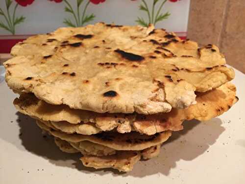 Chapati vegan et sans gluten (Pain indien)