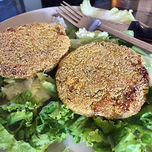 Galettes de patates douces à la polenta (vegan et sans gluten)