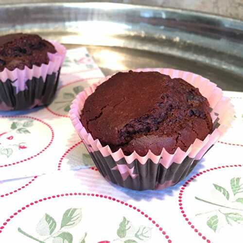 Muffins chocolat vegan et sans gluten