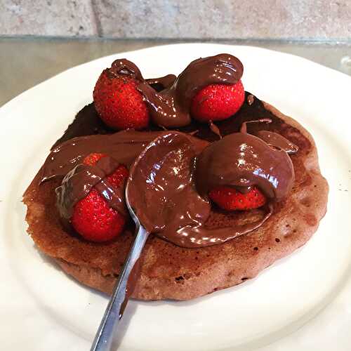 Pancake chocolat vegan & sans gluten - Tambouille & Délices