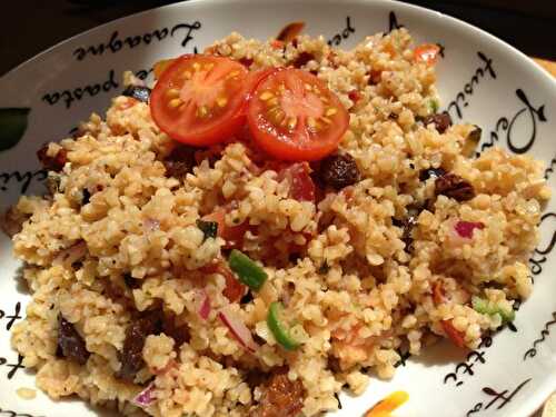 Salade de Boulgour façon Tambouille