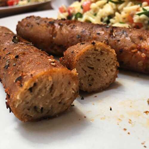 Saucisses aux herbes façon Chipos (Vegan)