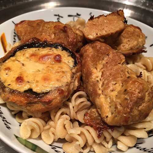 Seitan maison en croute de moutarde